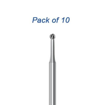 Vitality™ Surgical Round Carbide Bur (10 Burs Per Pack)